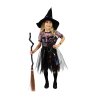 Dětský kostým čarodějnice barevná/Halloween (M)
