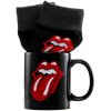 Dárkový set - hrnek s ponožkami Rolling Stones: Tongue (objem hrnku 315 ml | velikost ponožek EU 41-45)