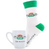 Dárkový set - hrnek s ponožkami Friends | Přátelé: Central Perk (objem hrnku 300 ml | velikost ponožek dámské EU 36-41)