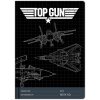 Poznámkový A5 blok Top Gun: Air Fighter 1986 (14,8 x 21 cm)