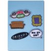 Poznámkový A5 blok Friends | Přátelé: Icons (14,8 x 21 cm)