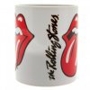 Bílý keramický hrnek Rolling Stones: Lips - Jazyk (objem 315 ml)