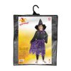 Dětský kostým čarodějnice/Halloween s netopýry a kloboukem (S)