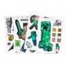 Set 34 samolepek na okno Minecraft: Postavy (15 x 21 cm)