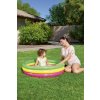 Nafukovací bazének růžovo-žluto-zelený, průměr 102 cm, výška 25 cm