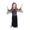 Dětský kostým černá čarodějnice/Halloween (M)