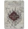Dekorační cedule na zeď Harry Potter: Marauders Map Hogwarts Castle (15 x 21 cm)