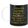 Keramický hrnek Harry Potter: Slytherin (objem 300 ml) bílý