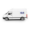 Kovové auto GLS s otevíracími dveřmi 12  cm