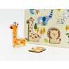Dřevěná vkládačka desková ZOO ve fólii