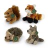 Plyšová zvířata lesní sedící 12 - 15 cm ECO-FRIENDLY