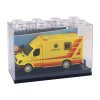 Auto ambulance / sanitka kov/plast 10 cm