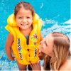 Nafukovací vesta plovací POOL SCHOOL DELUXE žlutá 3-6 let
