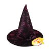 Klobouk čarodějnice/Halloween fialový dětský
