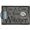 Rohožka Netflix | The Witcher | Zaklínač: Toss A Coin (60 x 40 cm)
