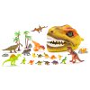 Dinosauří hlava s figurkami DINO