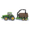 SIKU Farmer - Traktor John Deere s lesním přívěsem 1:50