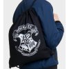 Gym bag pytlík - vak se šňůrkami Harry Potter: Erb Bradavic - Hogwarts Crest (36 x 44 cm) černá