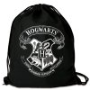 Gym bag pytlík - vak se šňůrkami Harry Potter: Erb Bradavic - Hogwarts Crest (36 x 44 cm) černá