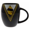 Černý keramický oválný hrnek Harry Potter: Hufflepuff Uniform (objem 425 ml)