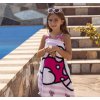 Dětský ručník - osuška Hello Kitty: Postava (70 x 140 cm)