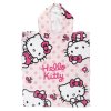 Dětský ručník - pončo Hello Kitty: Figury a Nápis (50 x 115 cm)