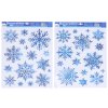 Dekorace okenní 41x29 cm Vločky VÁNOCE