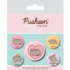 Set 5 kusů odznaků - placek Pusheen: Nah (průměr 2,5 cm | 3,8 cm)