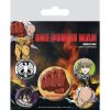 Placky One Punch Man: Destructive set 5 kusů (průměr 2,5 cm | 3,8 cm)