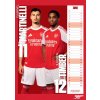 Oficiální nástěnný kalendář 2026: FC Arsenal (A3 29,7 x 42 cm)