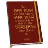 Diář 2026 The Lord Of The Rings | Pán prstenů: Jeden prsten (A5 15 x 21,5 x 1,5 cm)