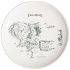 Kuchyňský talíř The Lord Of The Rings | Pán prstenů: Mapa Středozemí (20 x 15 x 2 cm)