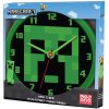 Nástěnné hodiny Mineraft: Creeper Face (průměr 25 cm)