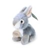 Plyšový králík šedý sedící16 cm ECO-FRIENDLY