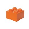 LEGO úložný box 4 - oranžová