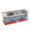 Tramvaj MHD modrá 16 cm - otevírací dveře