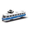 Tramvaj MHD modrá 16 cm - otevírací dveře