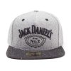 ČEPICE BASEBALLOVÁ/KŠILTOVKA RAP JACK DANIEL'S/ŠEDÁ/OLD NO.7 LOGO