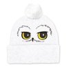 ČEPICE ZIMNÍ KULICH/HARRY POTTER HEDWIG EYES/BÍLÁ/UNIVERSÁLNÍ