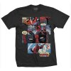 TRIČKO PÁNSKÉ/MARVEL/DEADPOOL STRIPS/ČERNÉ/VELIKOST (XL)