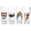 SKLENICE SKLO ČIRÉ MINI/DC COMICS 100 ml/SET 4 KUSY/JUSTICE LEAGUE