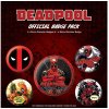 PLACKY/ODZNAKY/SET 5 KUSŮ  DEADPOOL (25 mm,38 mm)