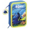 POUZDRO ŠKOLNÍ/FINDING DORY DVOUDÍLNÉ/34 POLOŽEK/MODRÁ/11637