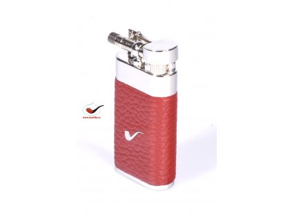 12308 4 pfeifenfeuerzeug savinelli lighter color leather a65 red