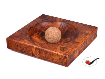 Pfeifenaschenbecher Briar Little Oak, aus Holzsegmenten 02