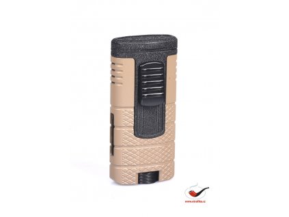 13859 4 zigarrenanzunder xikar 553tnbk tactical triple tan black