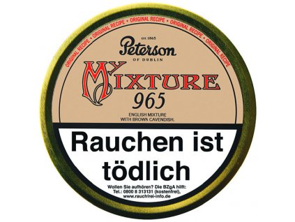 Peterson mixture 965 TIN 50 DE FRONT copy