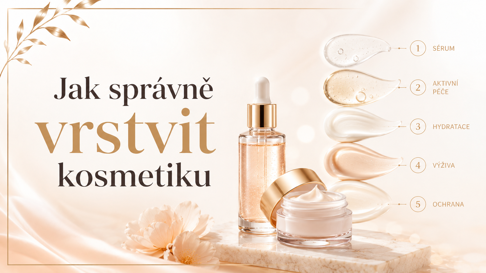 Jak správně vrstvit kosmetiku