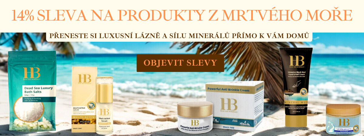 Sleva na produkty Mrtvé moře jen do 20. 2.2026