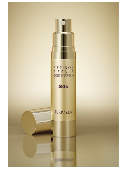terrazen retinol repair gold eye cream 24k 20 ml